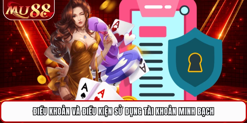 Điều khoản và điều kiện sử dụng tài khoản minh bạch