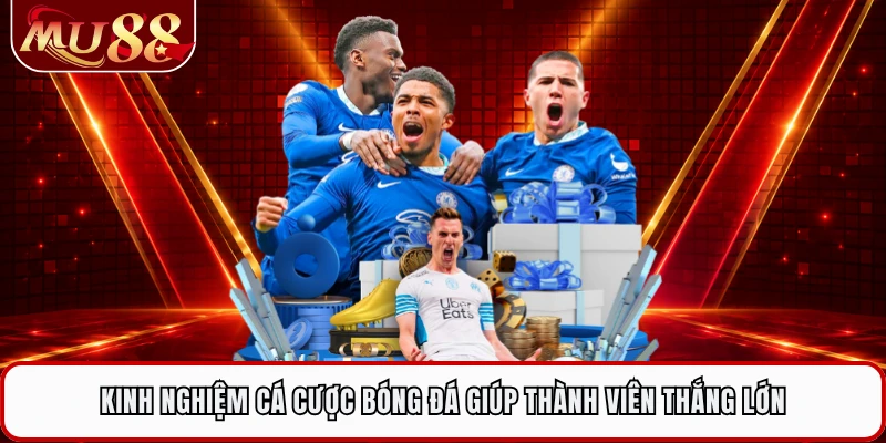Kinh nghiệm cá cược bóng đá giúp thành viên thắng lớn